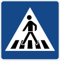 Verkehrsschild Fußgängerüberweg