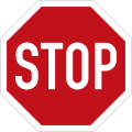 Verkehrsschild Stopp